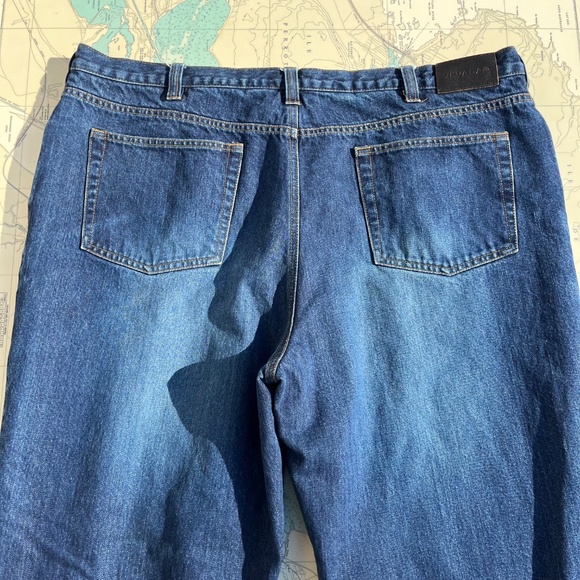 Nevada Dark Wash Fleece Lined Jeans 44 x 34 - Picture 2 of 9